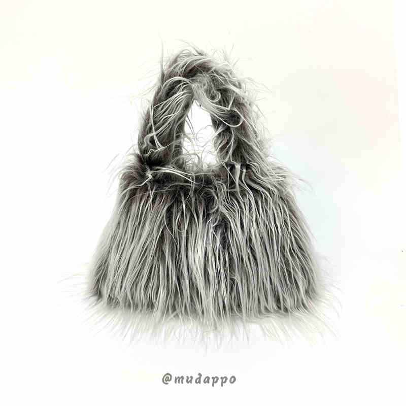 Y2K Harajuku Fuzzy Bag - Image 5