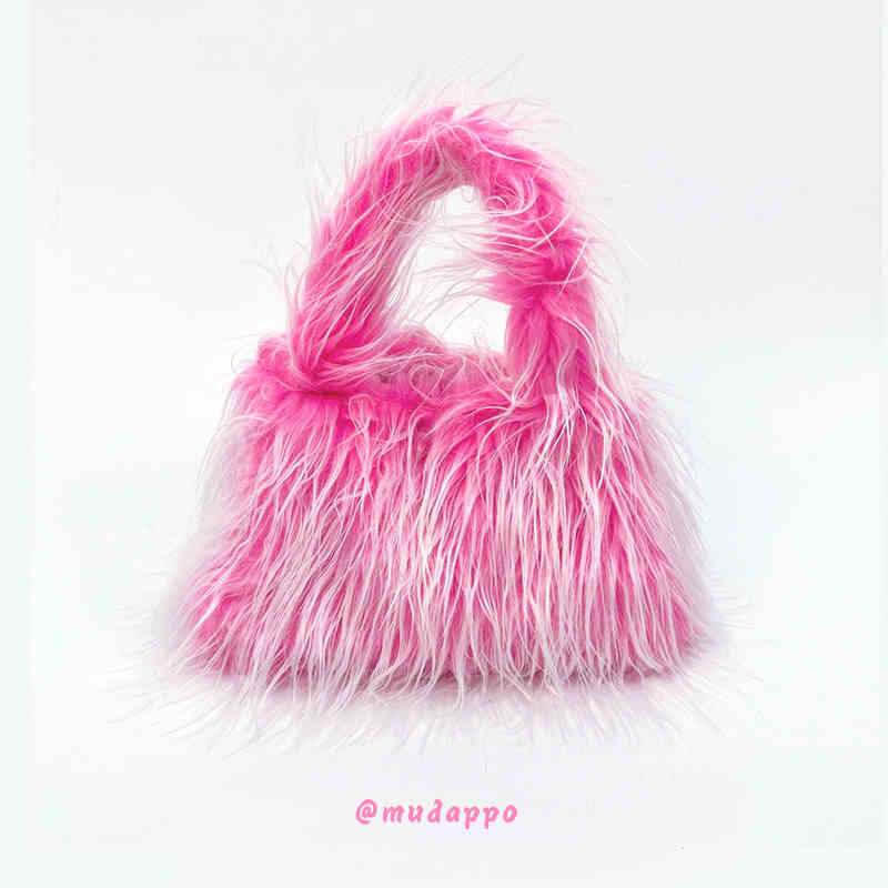 Y2K Harajuku Fuzzy Bag - Image 6