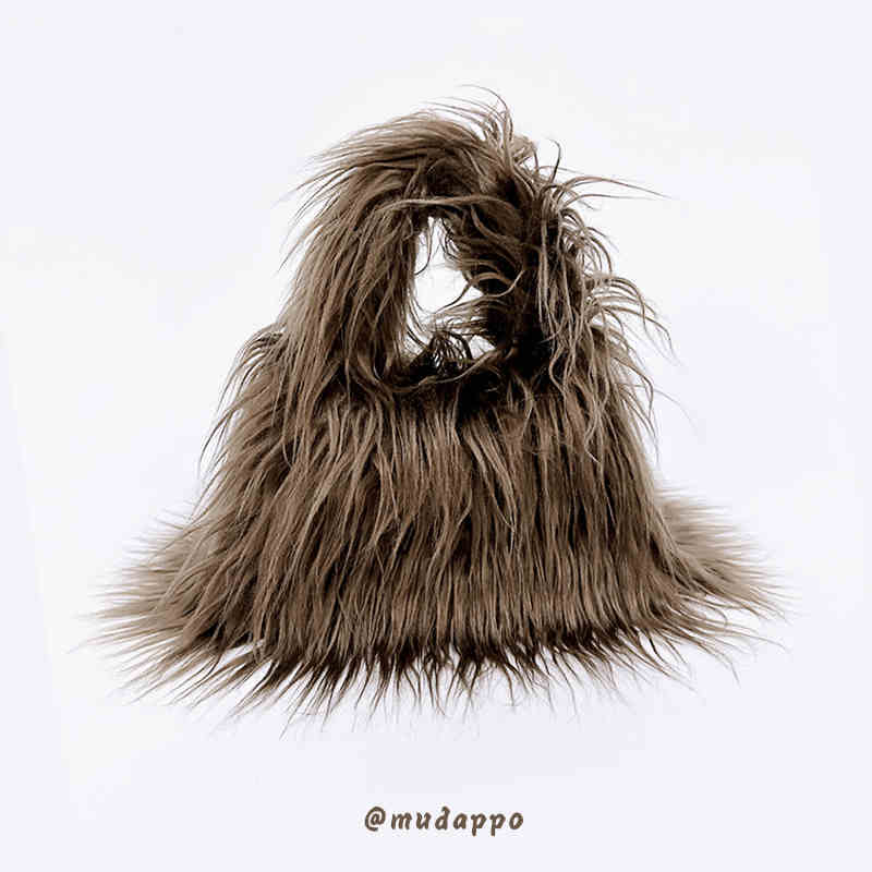 Y2K Harajuku Fuzzy Bag - Image 7