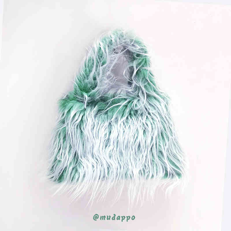 Y2K Harajuku Fuzzy Bag - Image 9