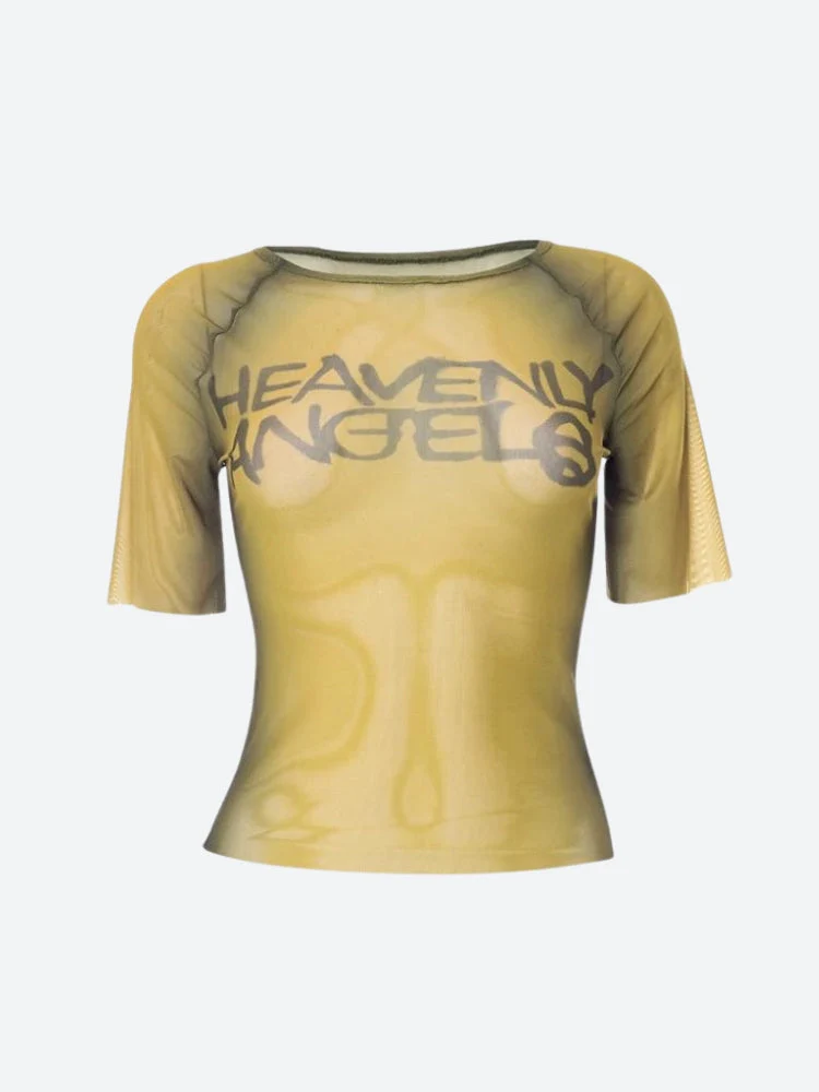 Y2K Heavenly Angels Sheer Top - Image 5