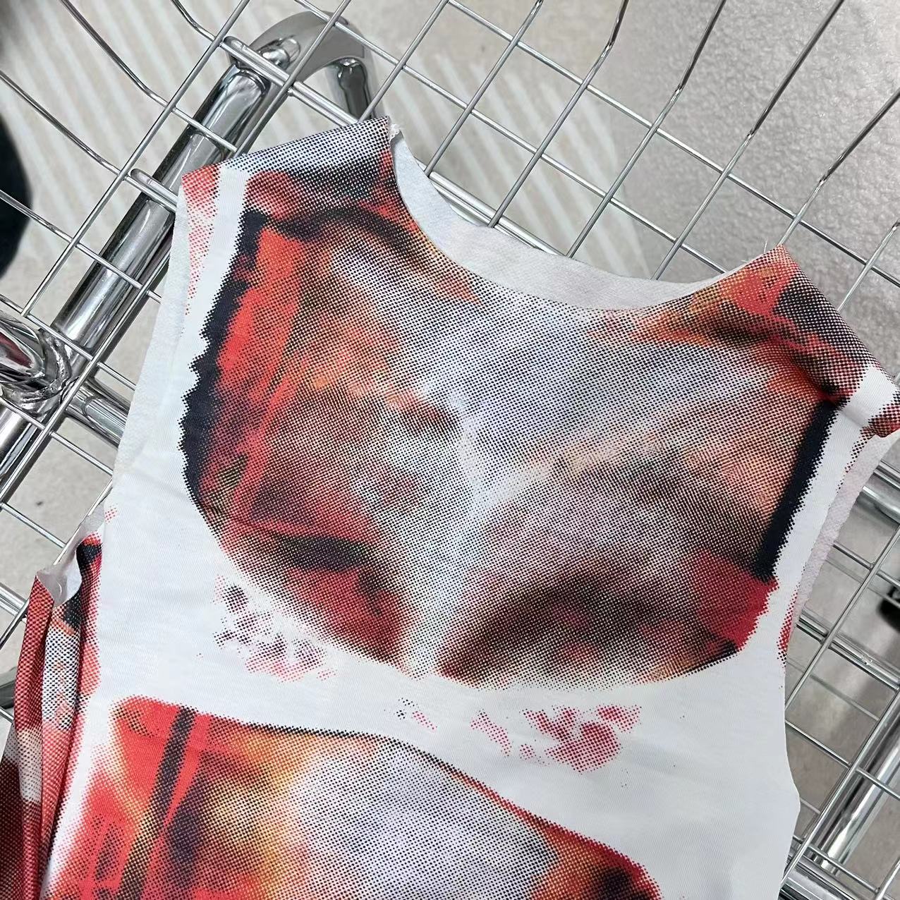 Y2K Illusion Mesh Baddie Tank Top - Image 8