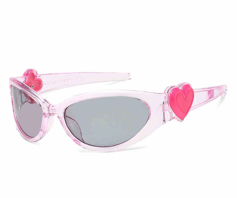 Y2K Jelly Candy Cycling Mirror Sunglasses - Image 2