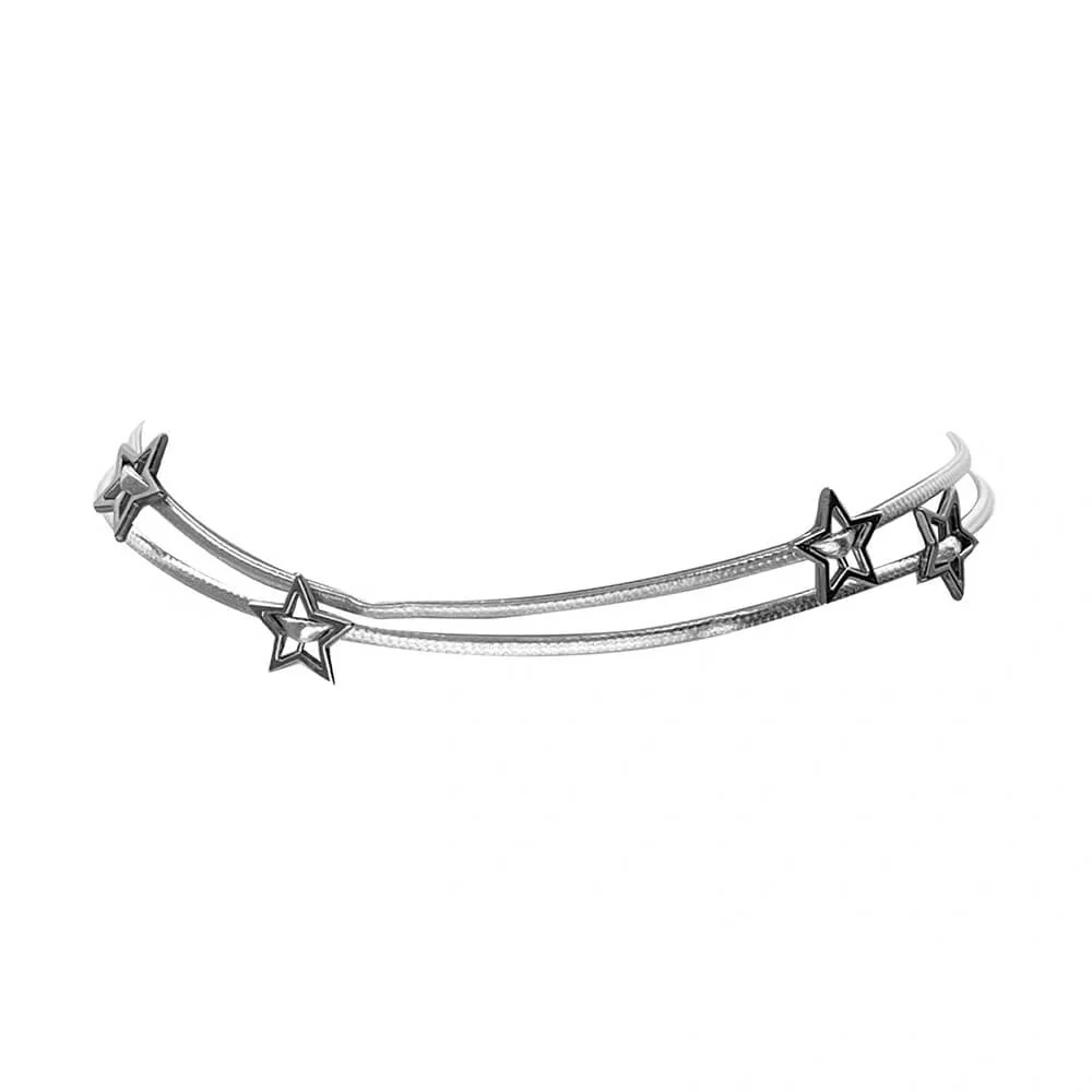 Y2K Layered Choker Necklace - Image 2