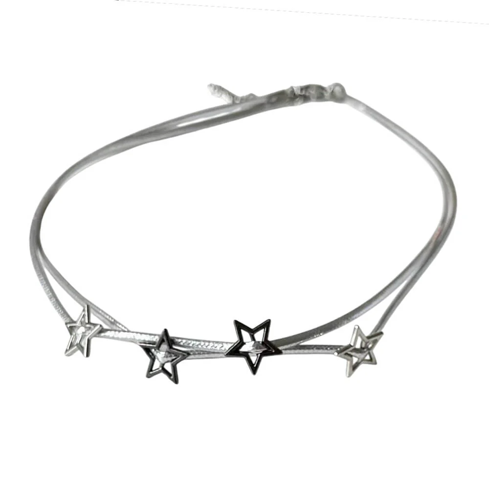 Y2K Layered Choker Necklace - Image 5