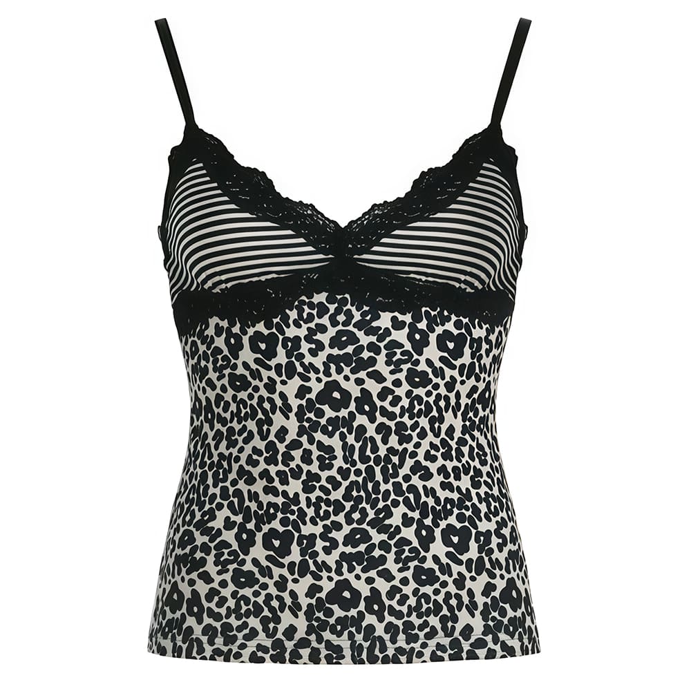 Y2K Leopard Print Tank Top - Image 5