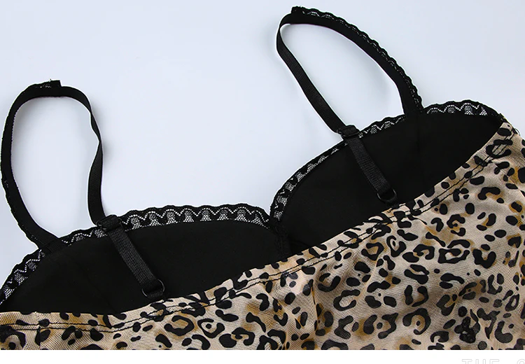 Y2K Mesh Leopard Tank Top - Image 3