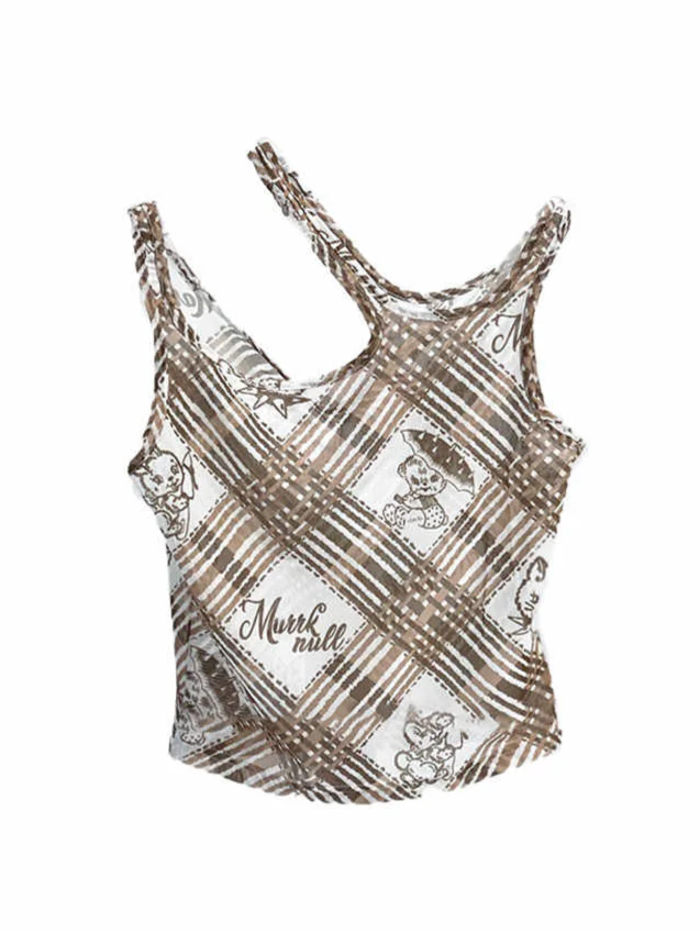 Y2K Mesh Rabbits Tank Top - Image 2