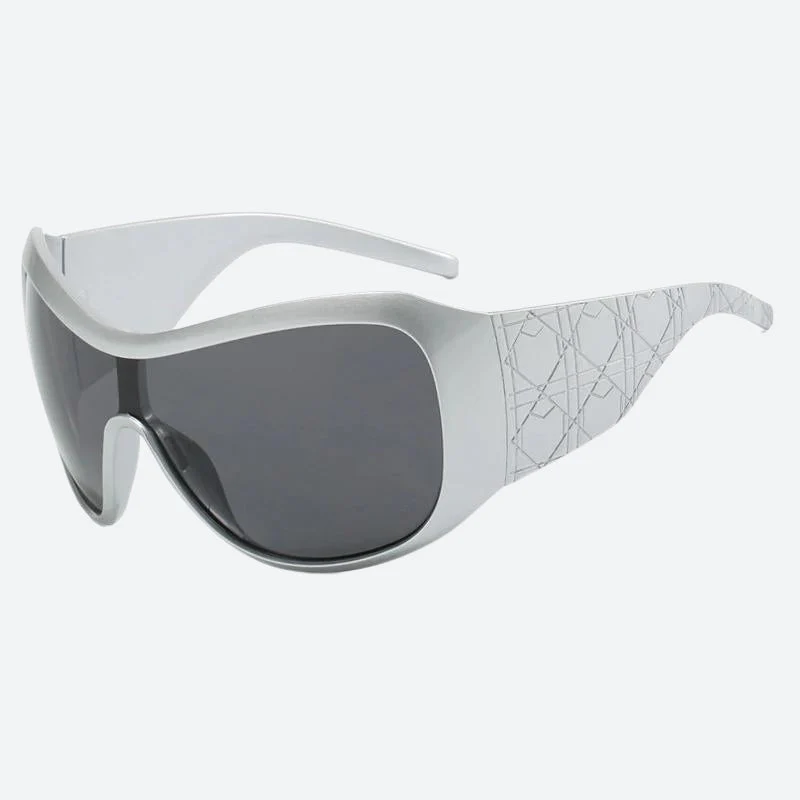 Y2K Oversized Shield Sunglasses - Image 5