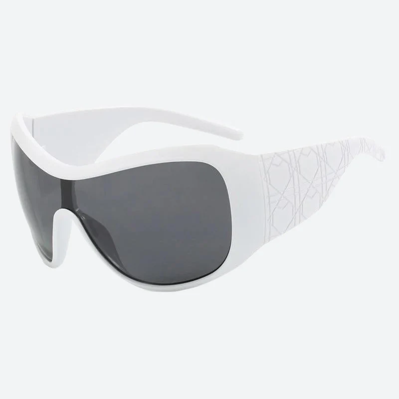 Y2K Oversized Shield Sunglasses - Image 9