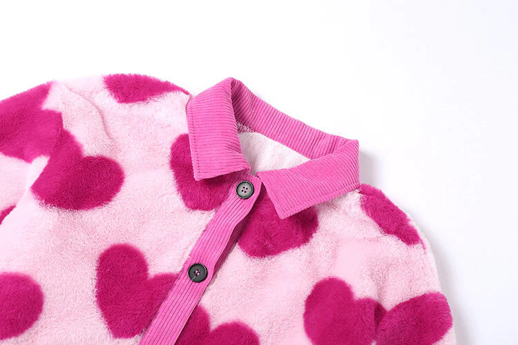 Y2K Pink Hearts Soft Jacket - Image 7