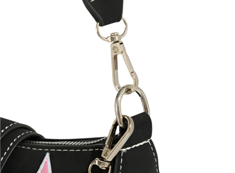 Y2K Pink Stars Belt Armpit Bag - Image 5