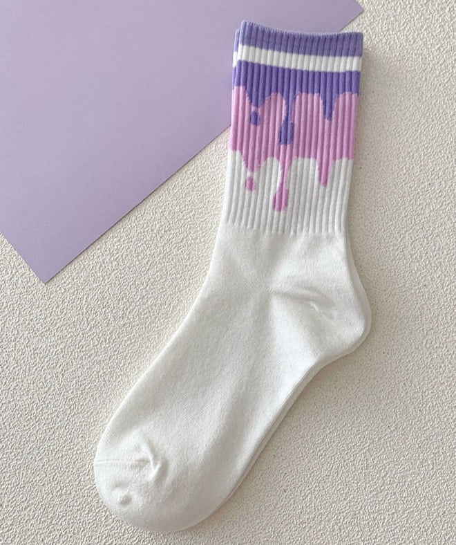Y2K Purple Heart Socks - Image 6