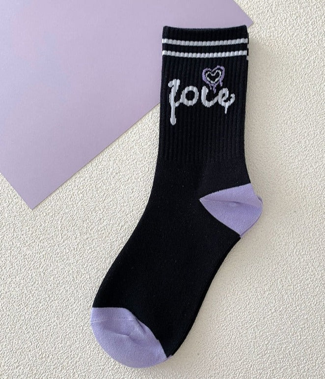 Y2K Purple Heart Socks - Image 11