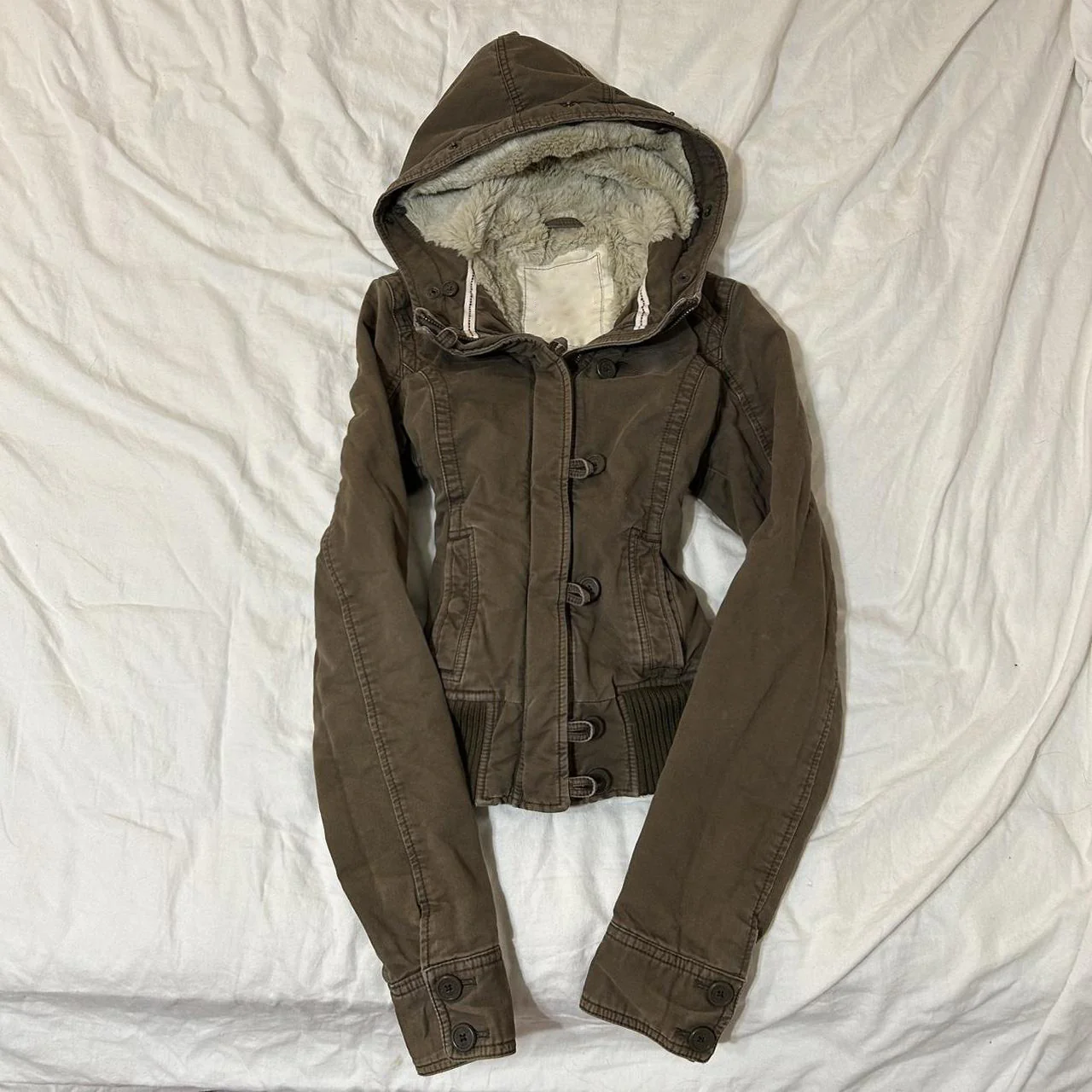 y2k retro brown jacket - Image 2