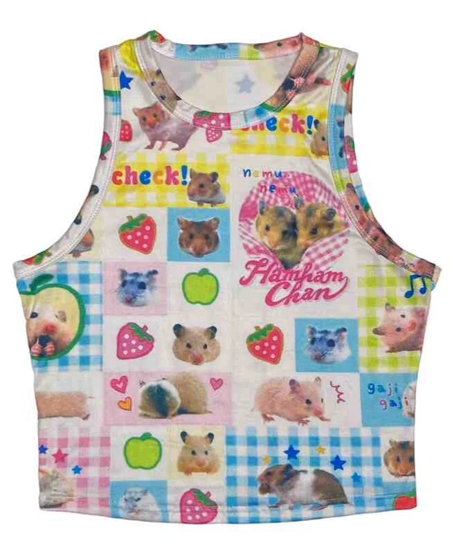 Y2K Retro Elastic Vest - Image 5