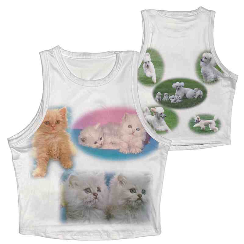 Y2K Retro Elastic Vest - Image 6