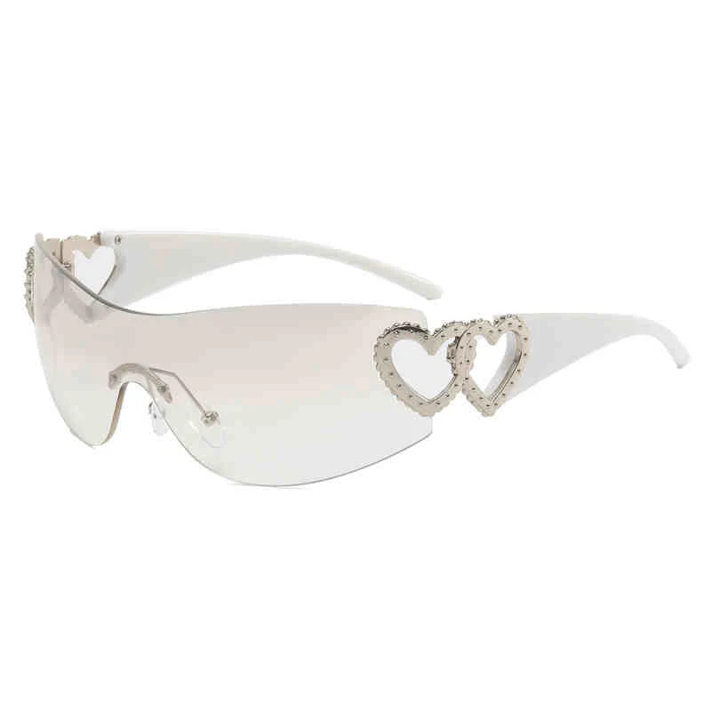 Y2K Retro Heart Shape Sunglasses - Image 5