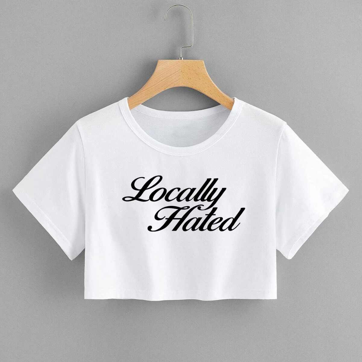 Y2K Retro Letter Crop Top - Image 2