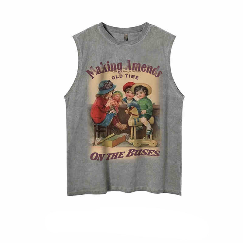 Y2K Retro Vintage Distressed Sleeveless Top - Image 11