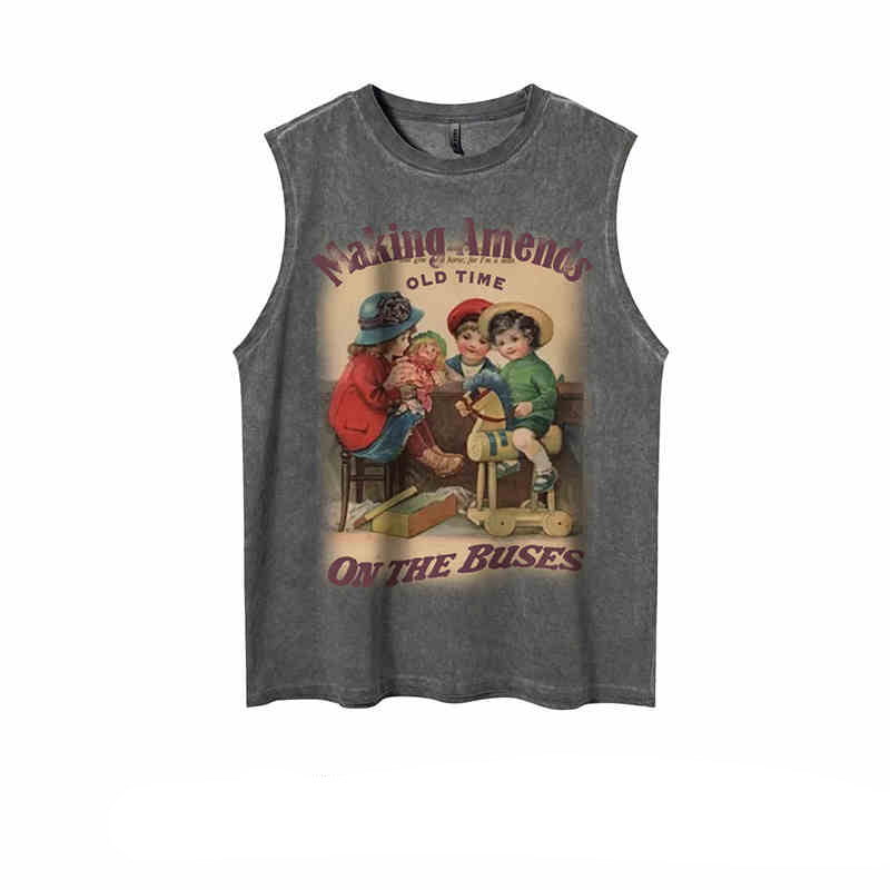 Y2K Retro Vintage Distressed Sleeveless Top - Image 12