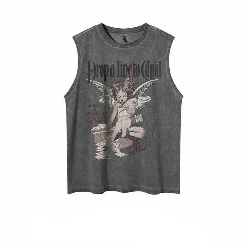 Y2K Retro Vintage Distressed Sleeveless Top - Image 4