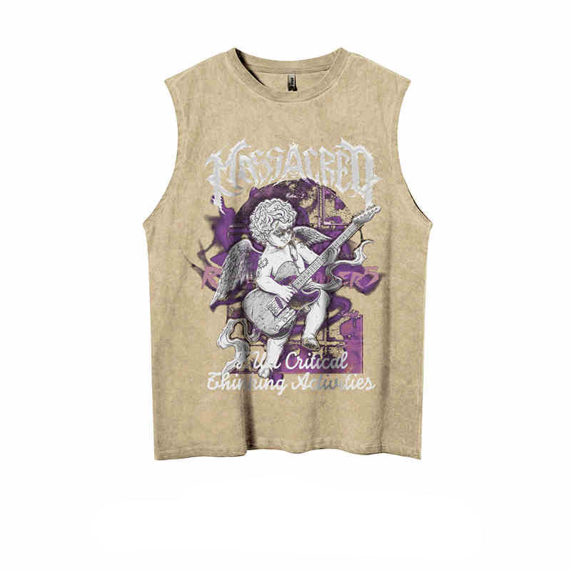 Y2K Retro Vintage Distressed Sleeveless Top - Image 5