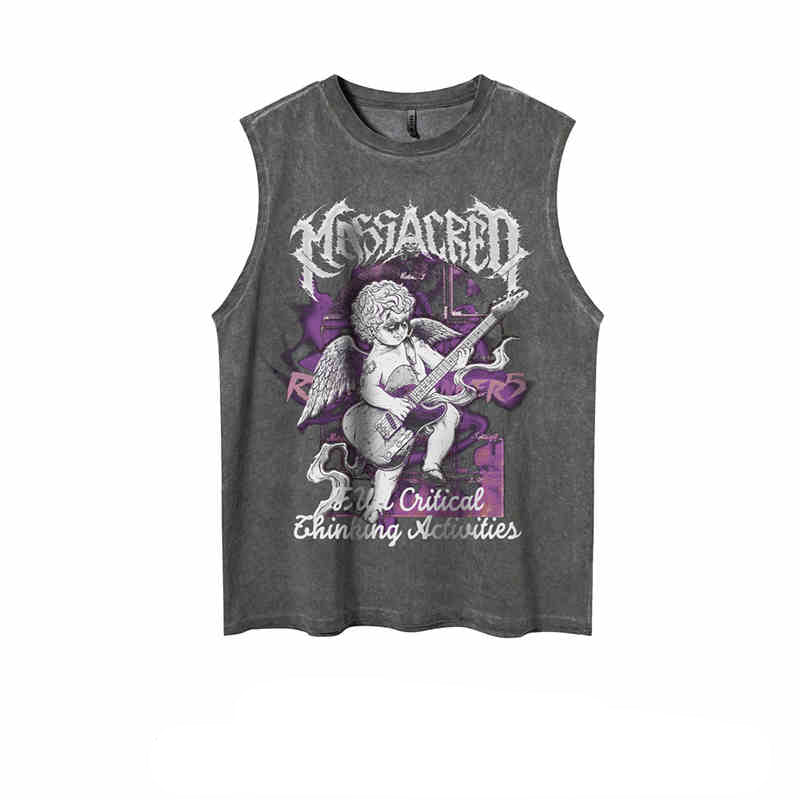 Y2K Retro Vintage Distressed Sleeveless Top - Image 7