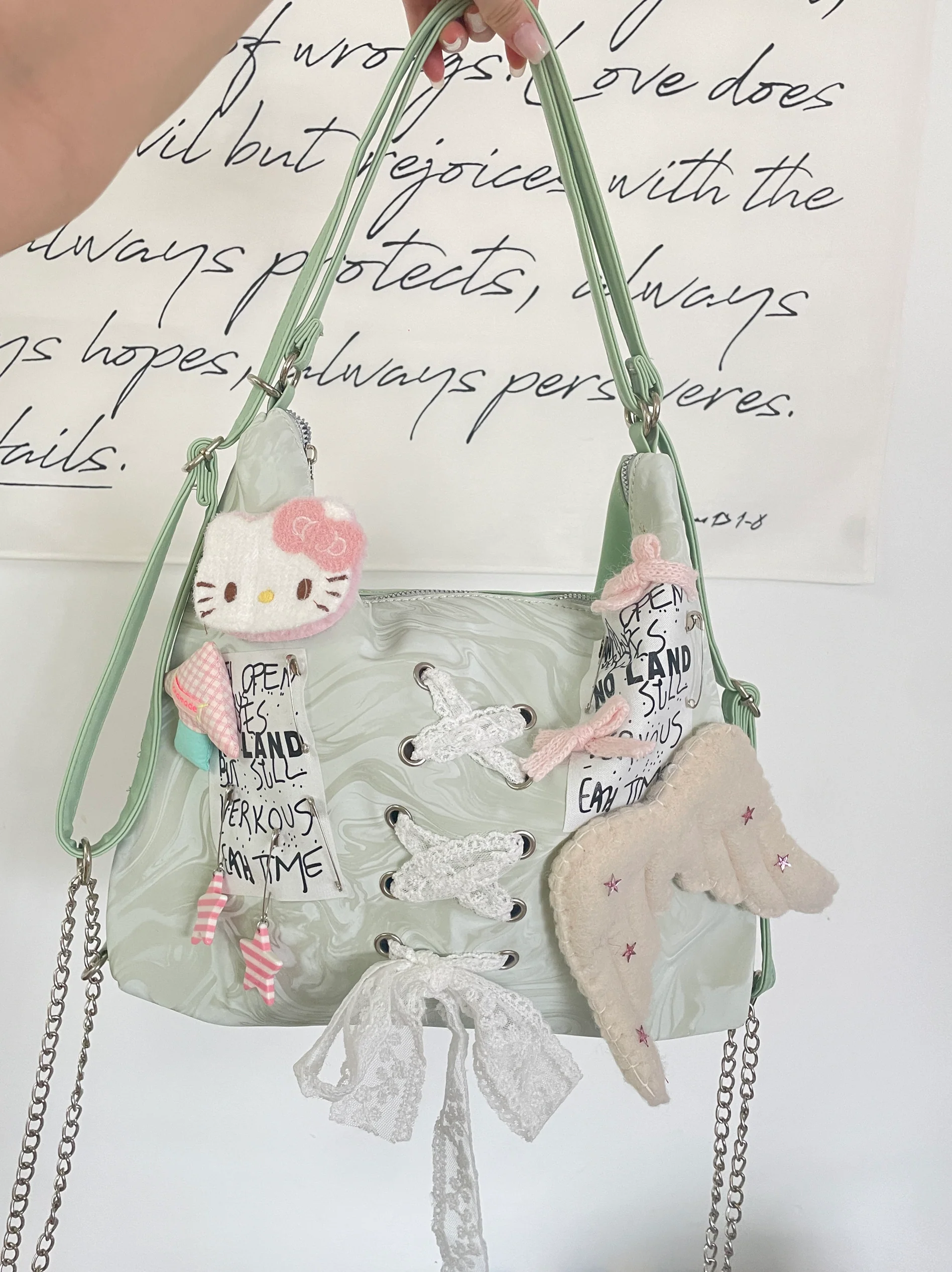 Y2K Soft Girl Shoulder Bag - Image 5