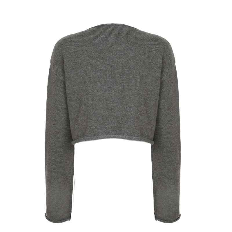 Y2K Star Girl Loose Midriff-baring Sweater - Image 3