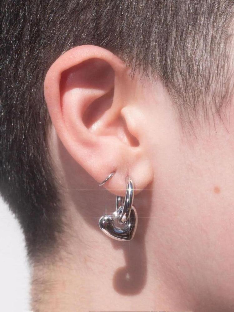 Y2K Star Heart Hoop Earrings - Image 4