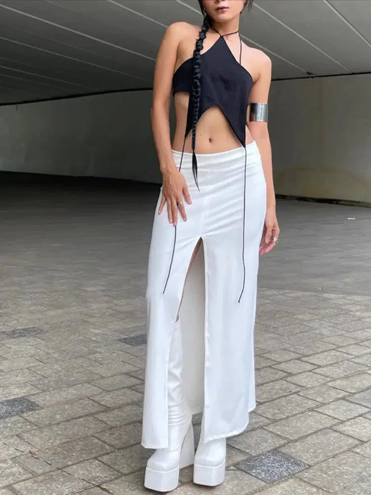 Y2k Star Lace Up Backless Top - Image 3