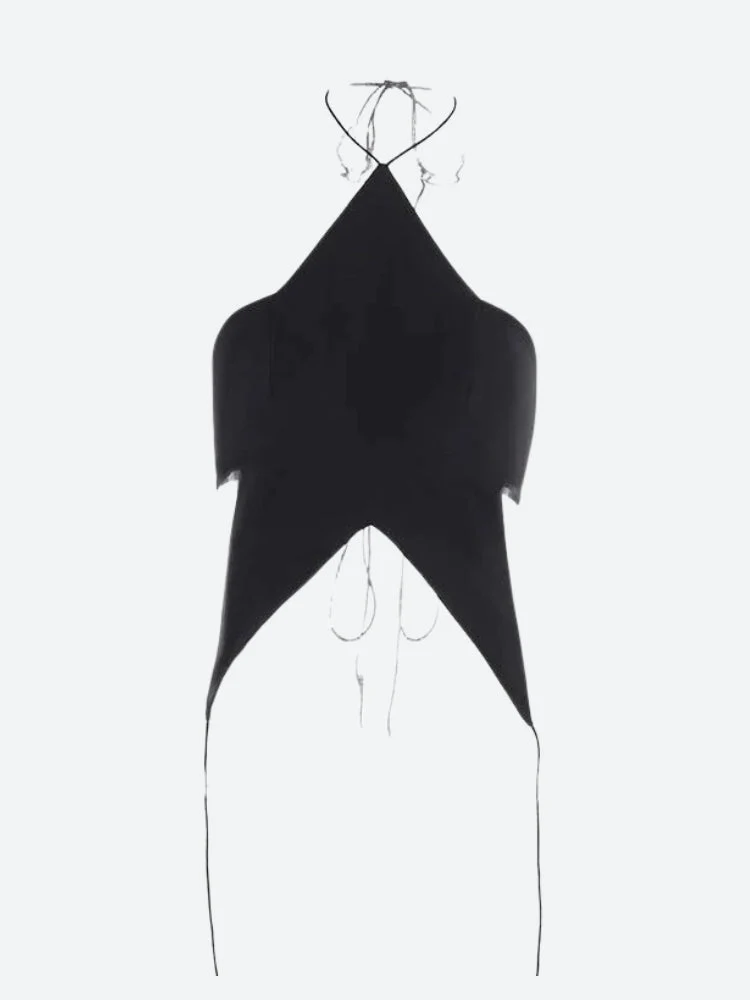 Y2k Star Lace Up Backless Top - Image 5