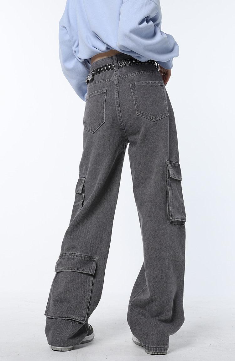 Y2K Star Printed Cargo Pants - Image 3