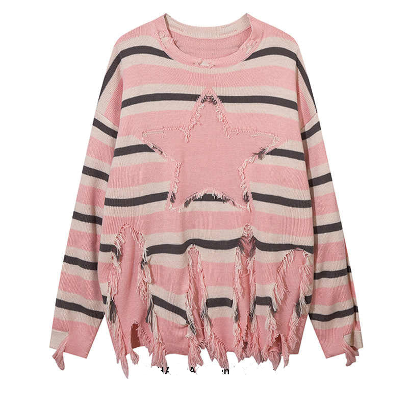 Y2K Grunge Star Street Sweaters - Image 2