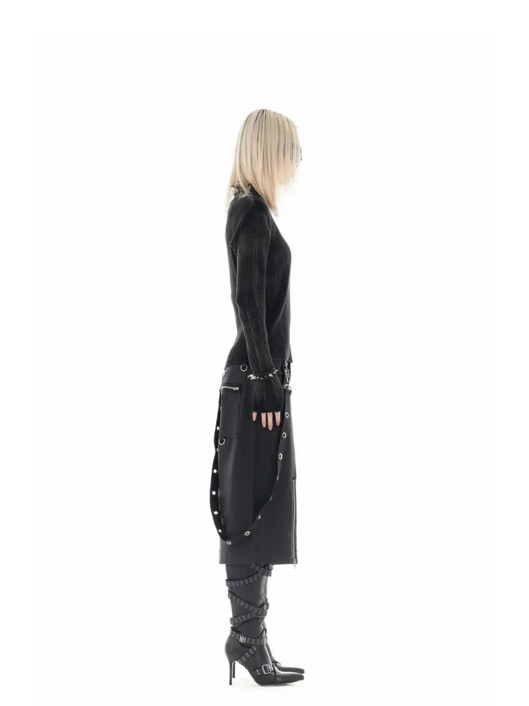 Y2K Star Tall Long Sleeve Corduroy Sweater - Image 6