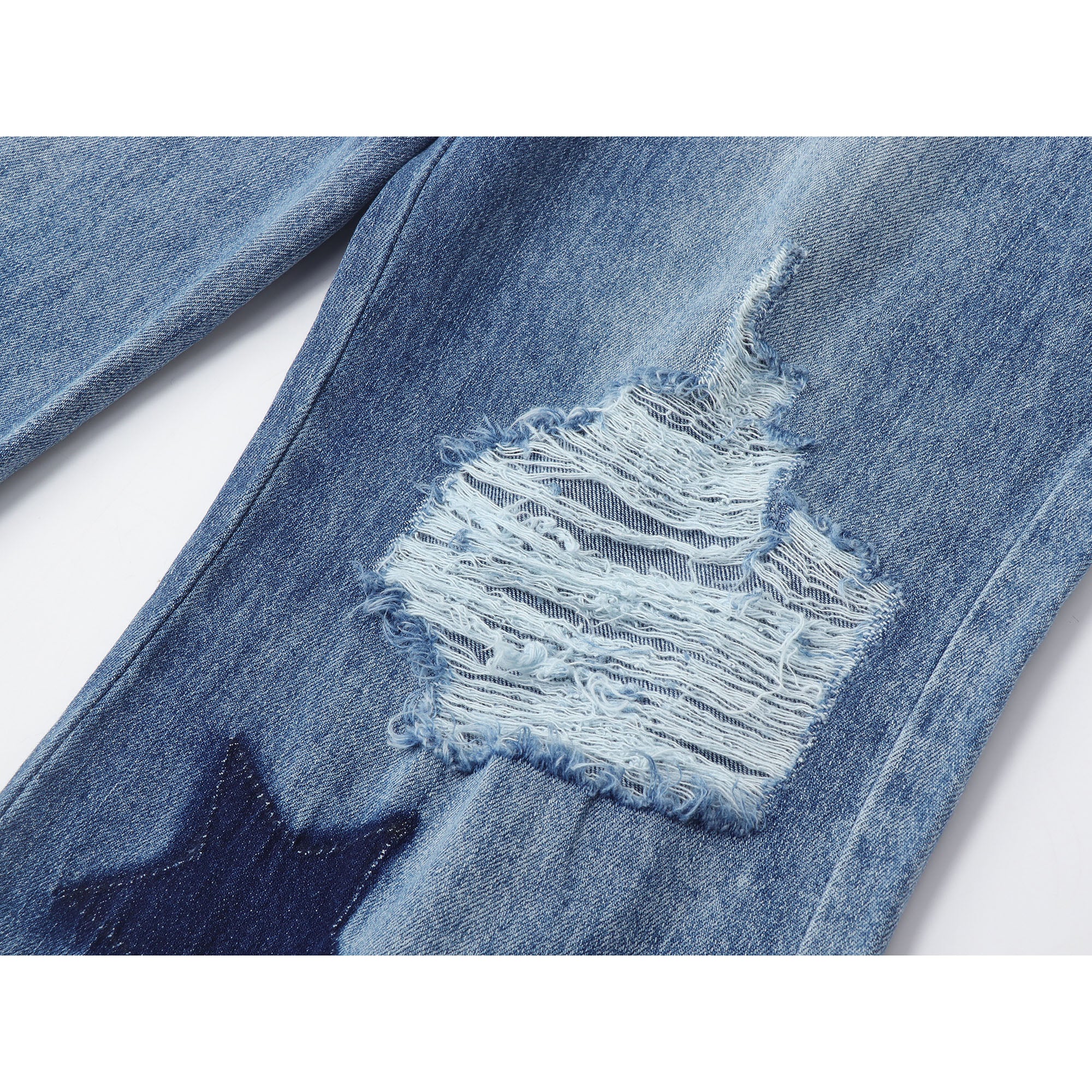 Y2K Star Wide-leg Jeans - Image 3