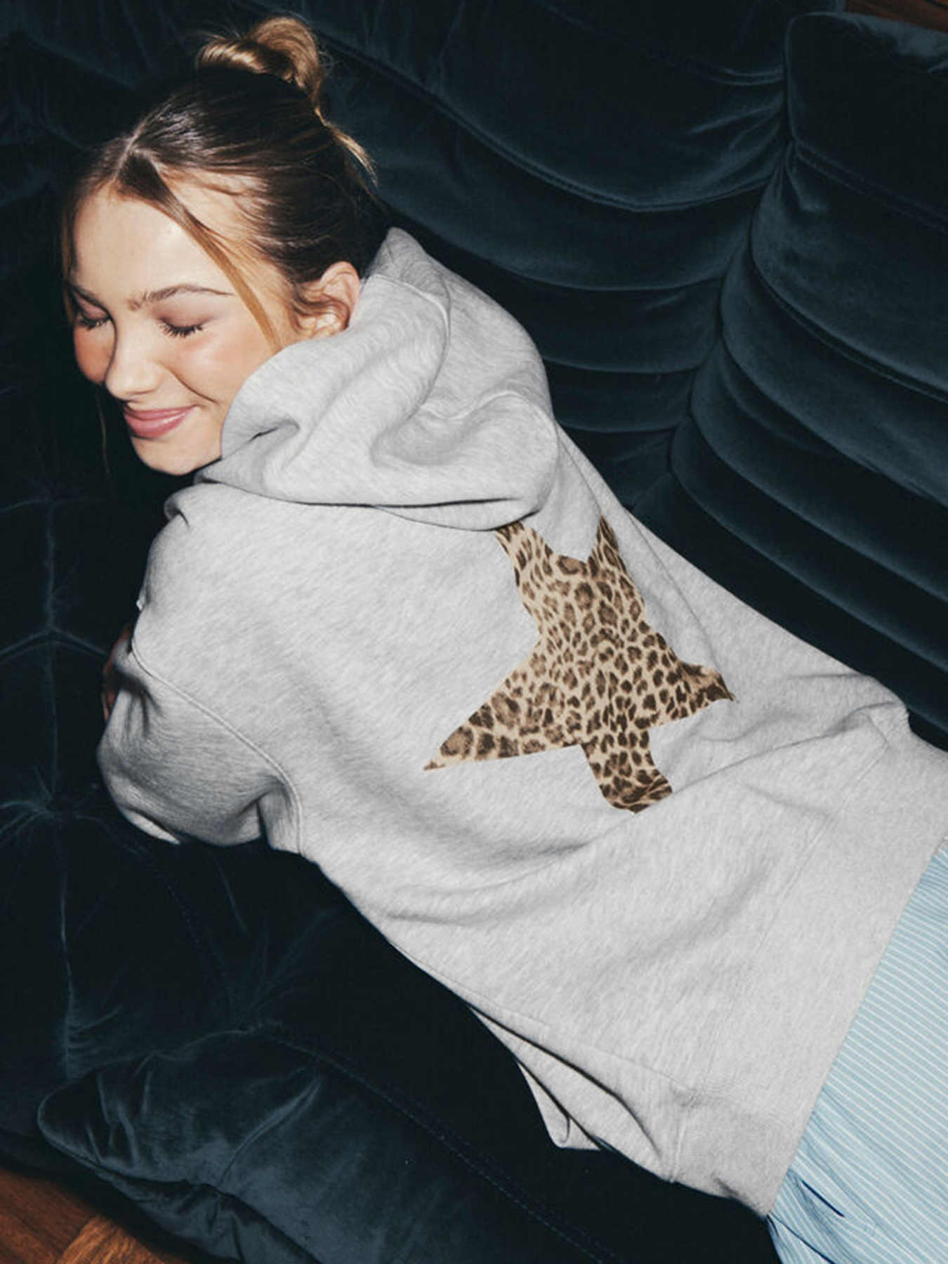 Y2K Street Leopard Print Star Hooded Sweatshirt - Image 5