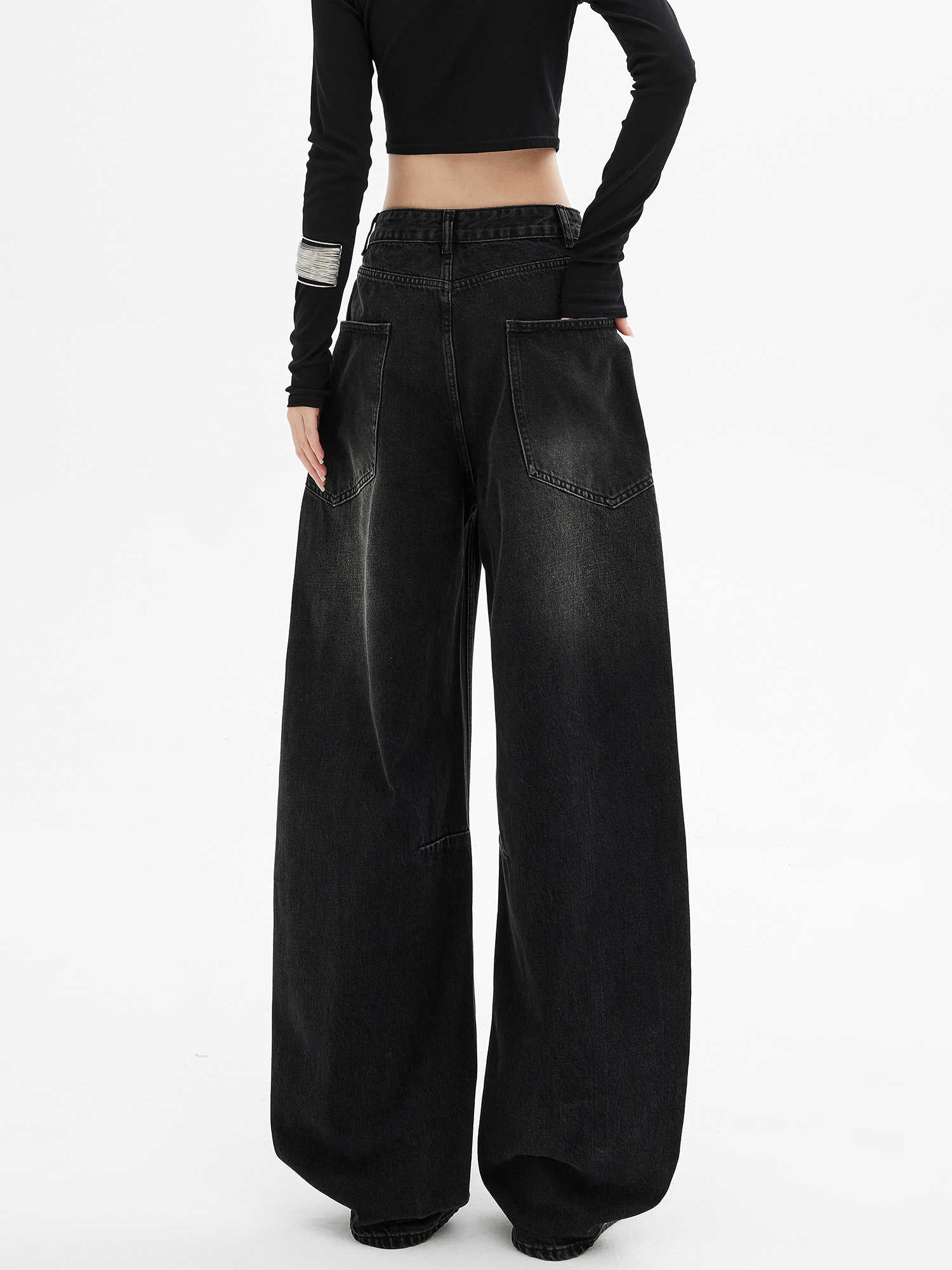 Y2K Street Retro Baggy Jeans - Image 3