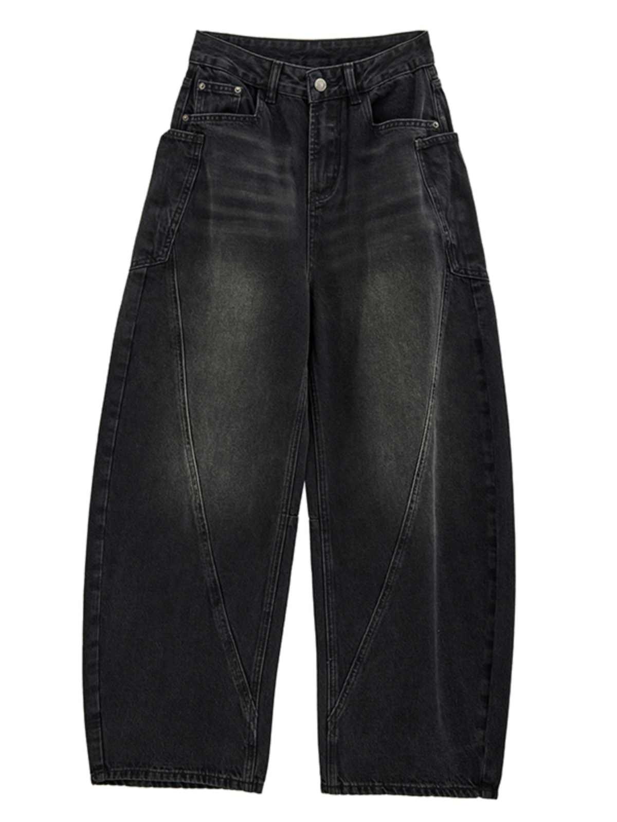 Y2K Street Retro Baggy Jeans - Image 9