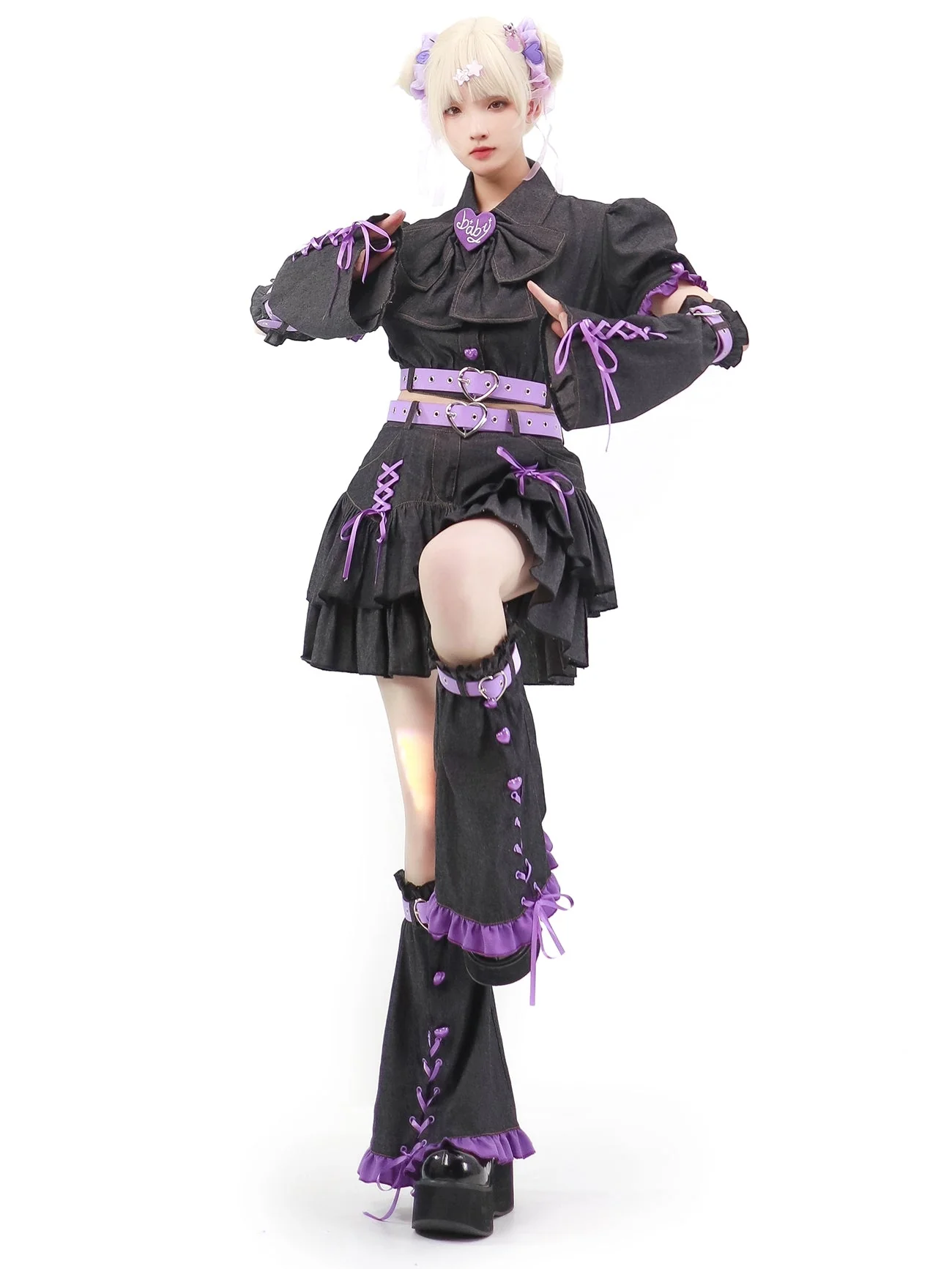 Y2K Sweet Girl Kos Plan Setup 4 -piece Set - Image 11