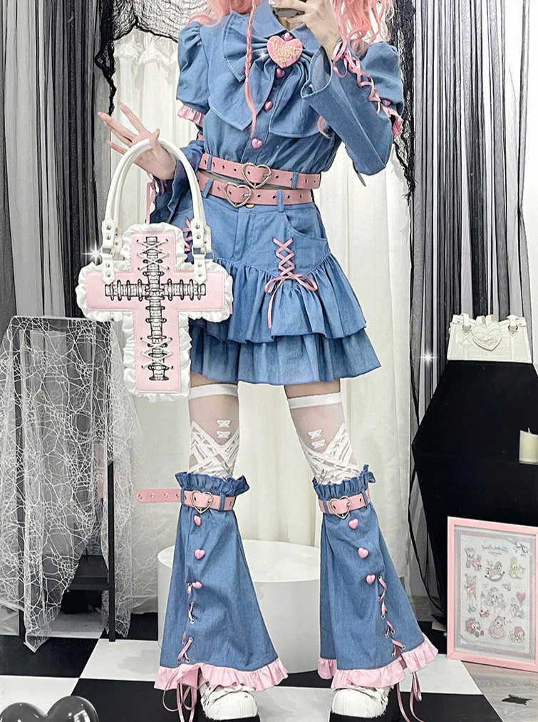 Y2K Sweet Girl Kos Plan Setup 4 -piece Set - Image 6