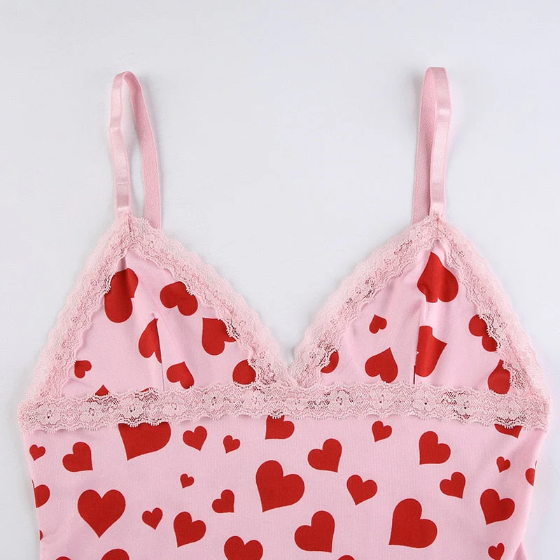Y2K Valentines Hearts Mini Dress - Image 12