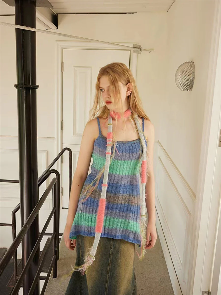 y2k vintage slim scarf - Image 5