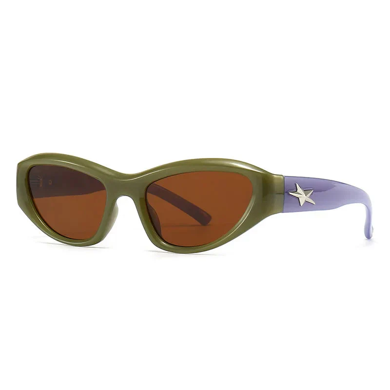 Y2k Star Wrap Around Sunglasses - Image 10