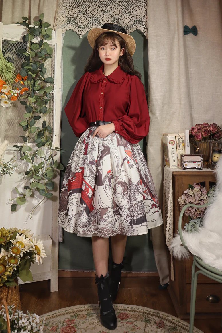 Vintage Large Sleeve Lolita Blouse - Image 2
