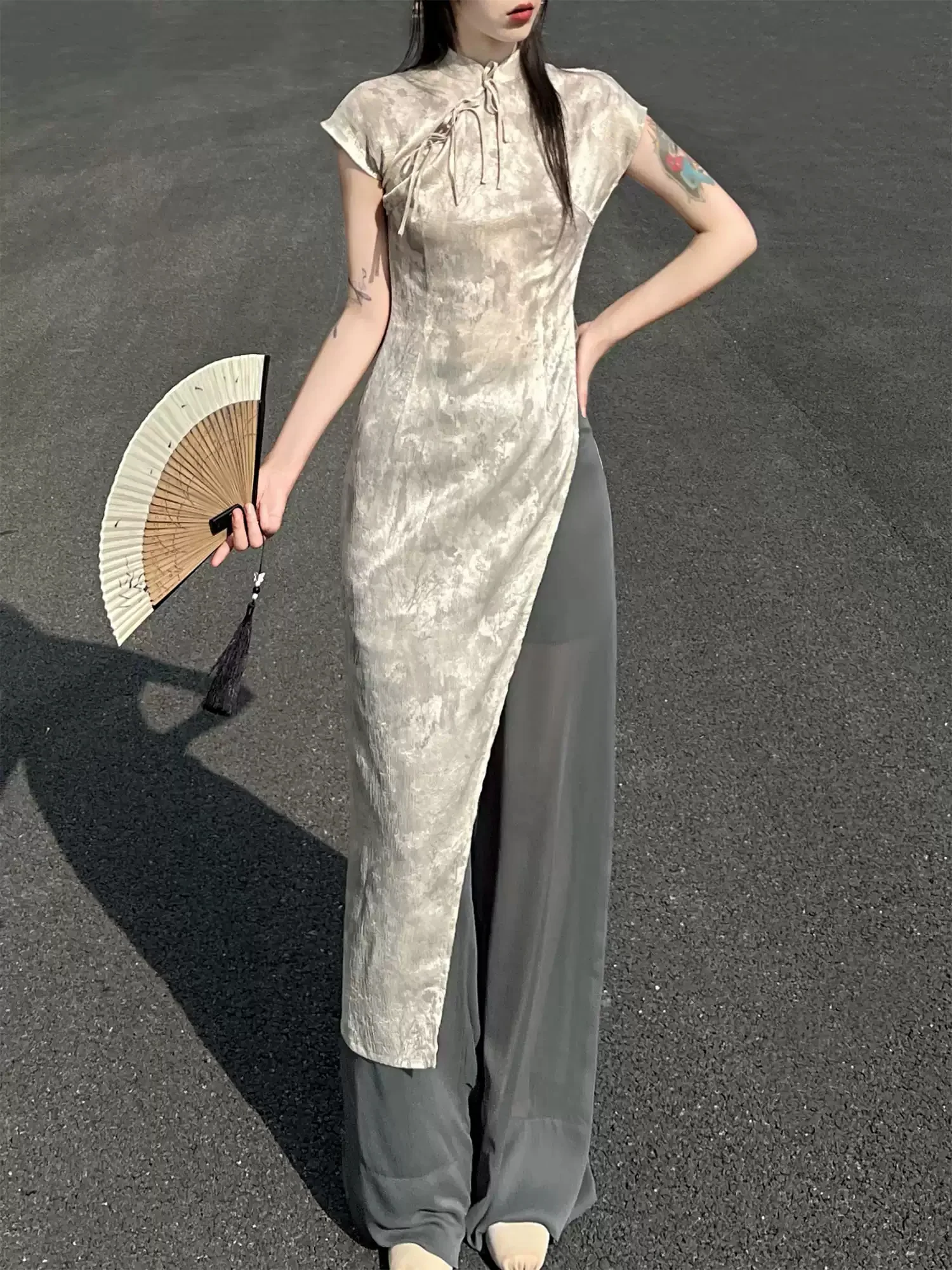 Zen Style Cheongsam Dress - Image 3